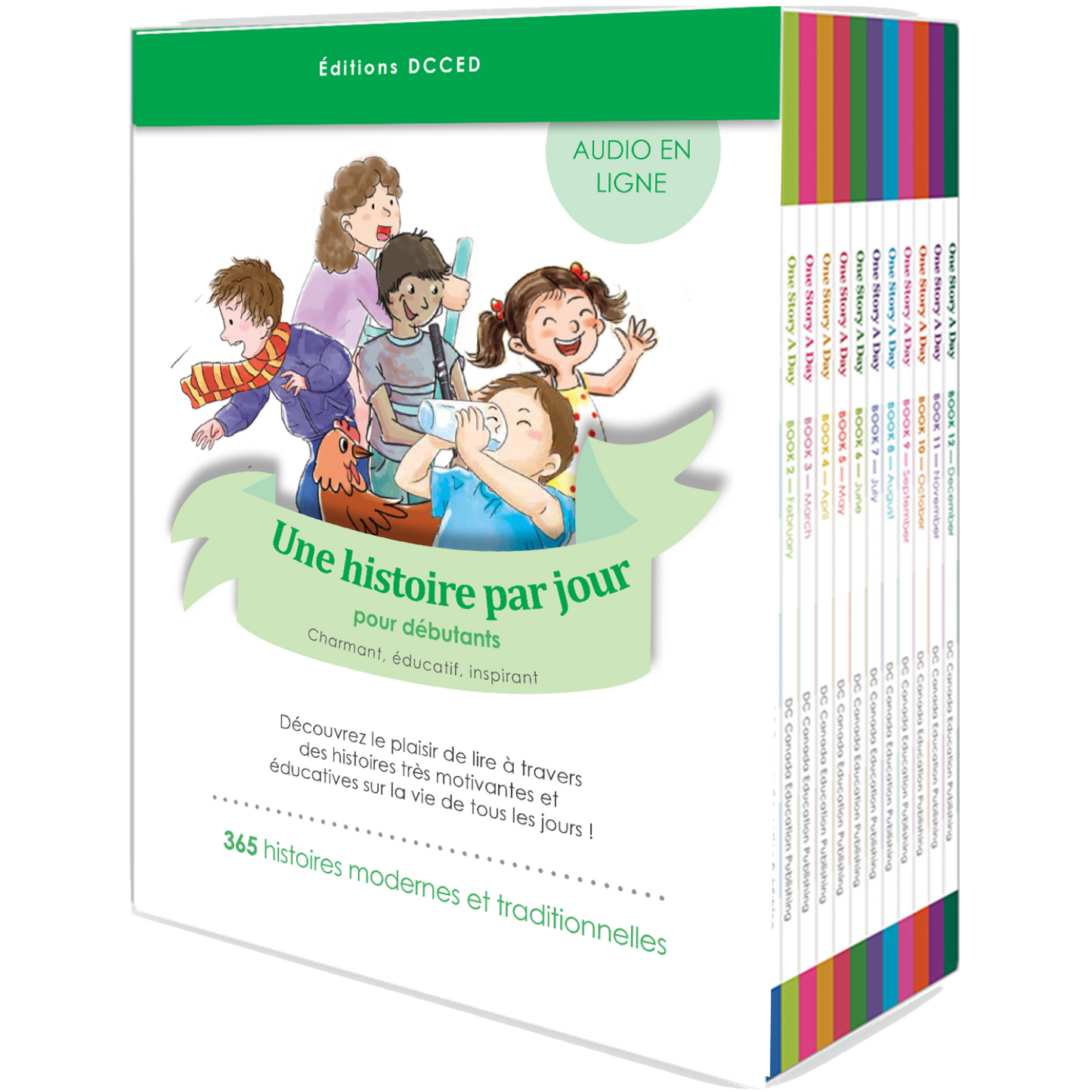 Une histoire par jour pour débutants - Livre 4 pour avril