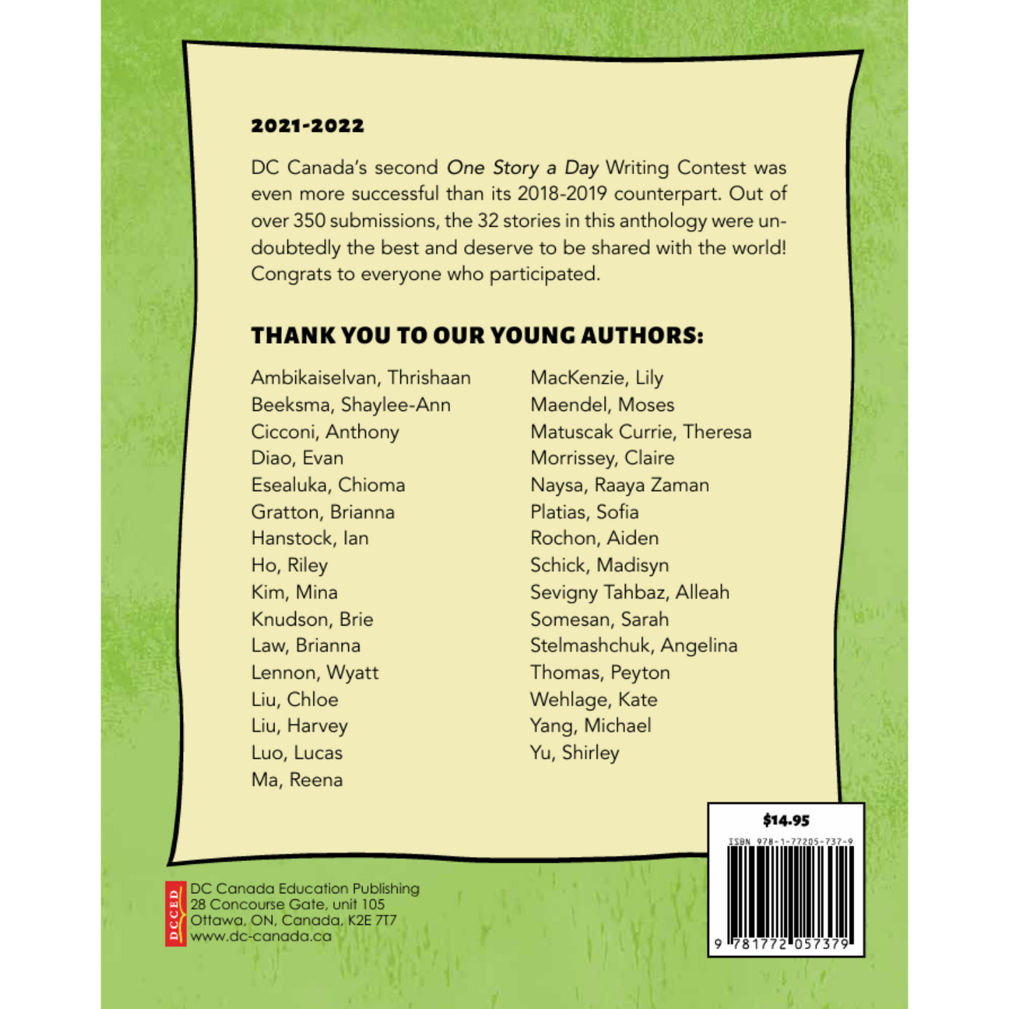 One Story a Day by Kids for Kids 2022