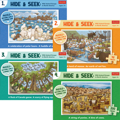 Hide & Seek 4 Puzzles (set)