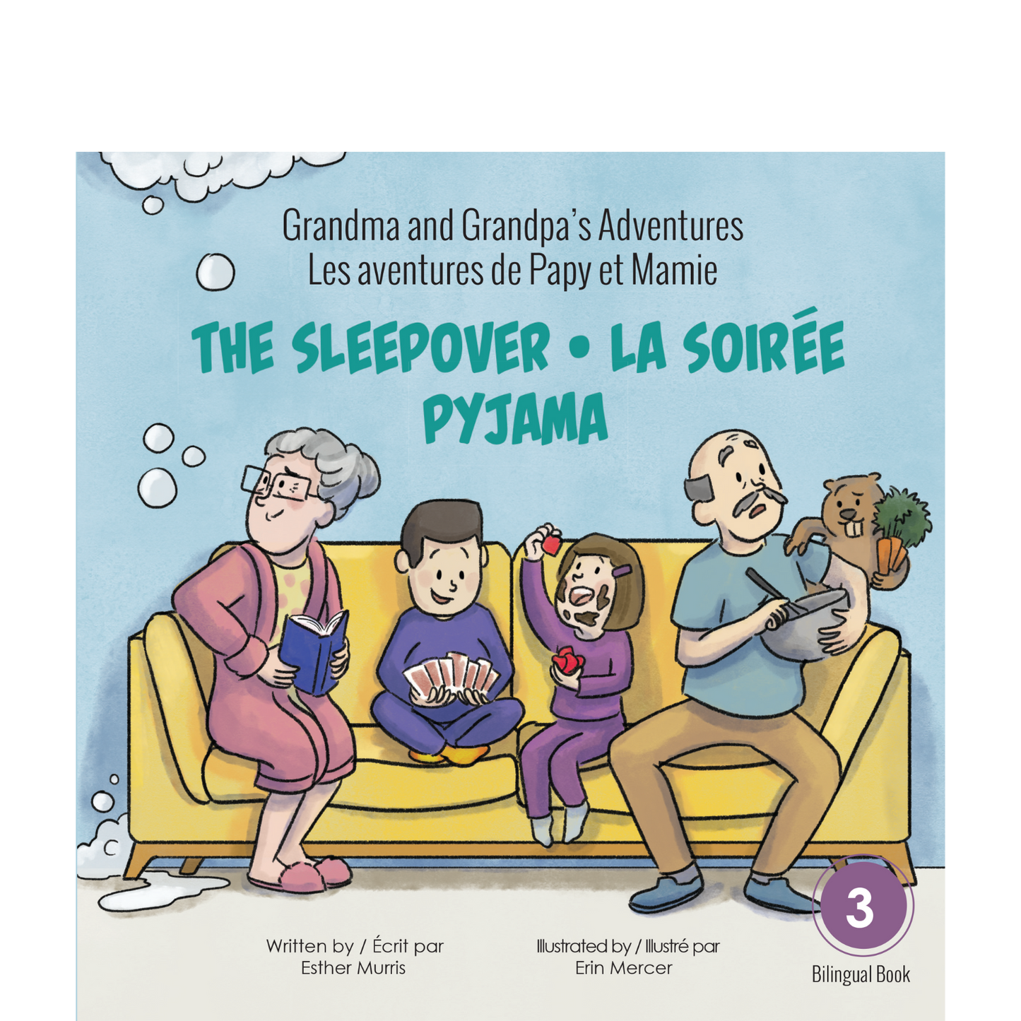 Grandma and Grandpa’s Adventures – The Sleepover / Les aventures de Papy et Mamie – La soirée pyjama