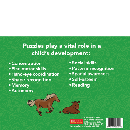 Hide & Seek Cow/Pony Puzzle (200 pieces)