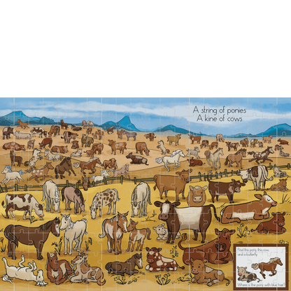 Hide & Seek Cow/Pony Puzzle (200 pieces)