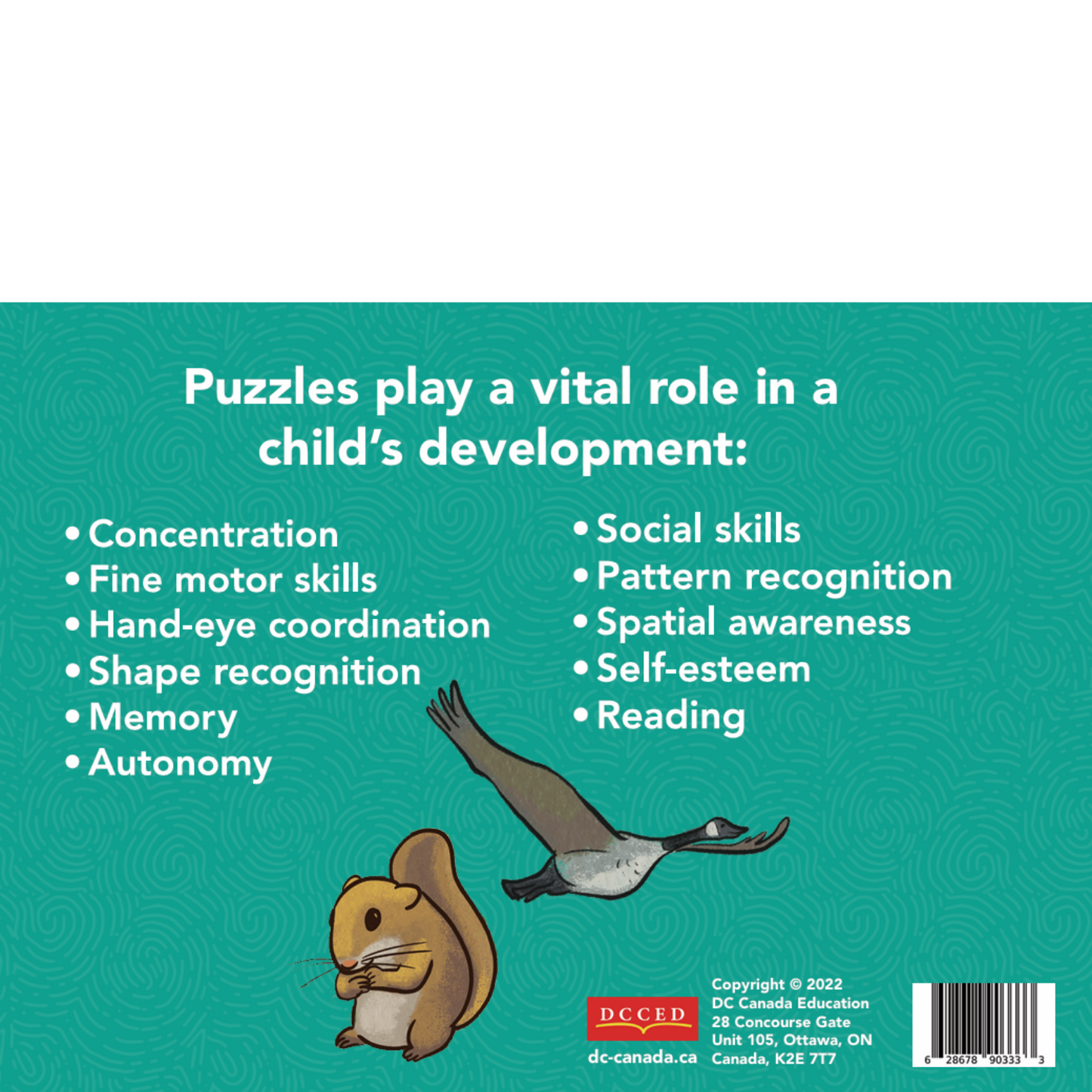 Hide & Seek Flying Squirrel/Canada Goose Puzzle (96 pieces)