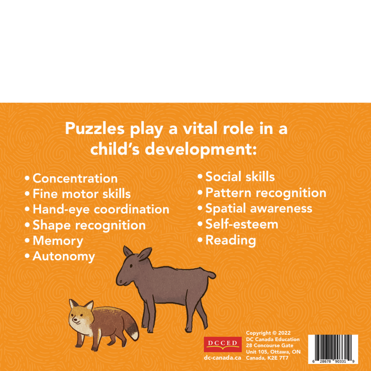 Hide & Seek Moose/Red Fox Puzzle (48 pieces)