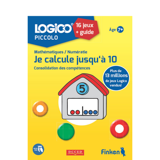 LOGICO Le jeu d'apprentissage - PICCOLO Card Pack – Je calcule jusqu’à 10
