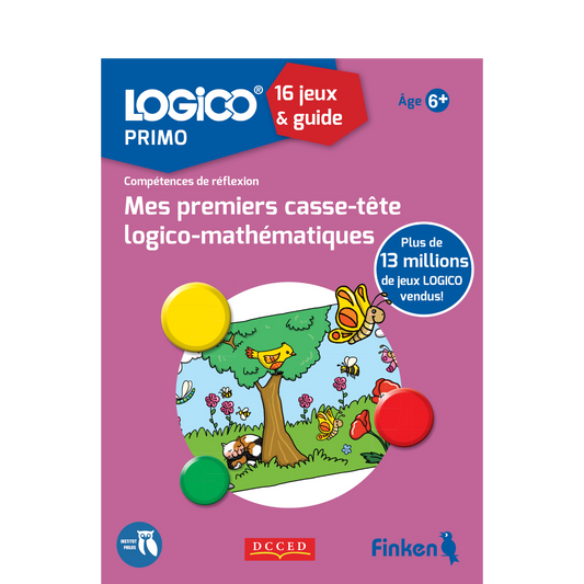 LOGICO Le jeu d'apprentissage - PRIMO Card Pack – Mes premiers casse-tête LOGICO-mathématiques