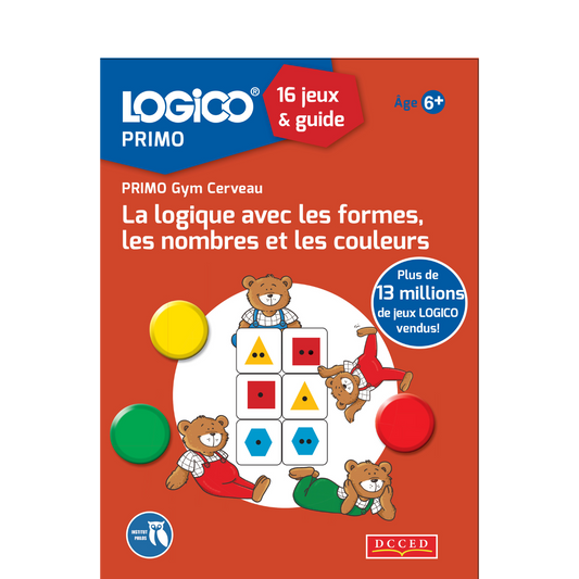 LOGICO Le jeu d'apprentissage - PRIMO Card Pack – La logique avec les formes, les nombres et les couleurs