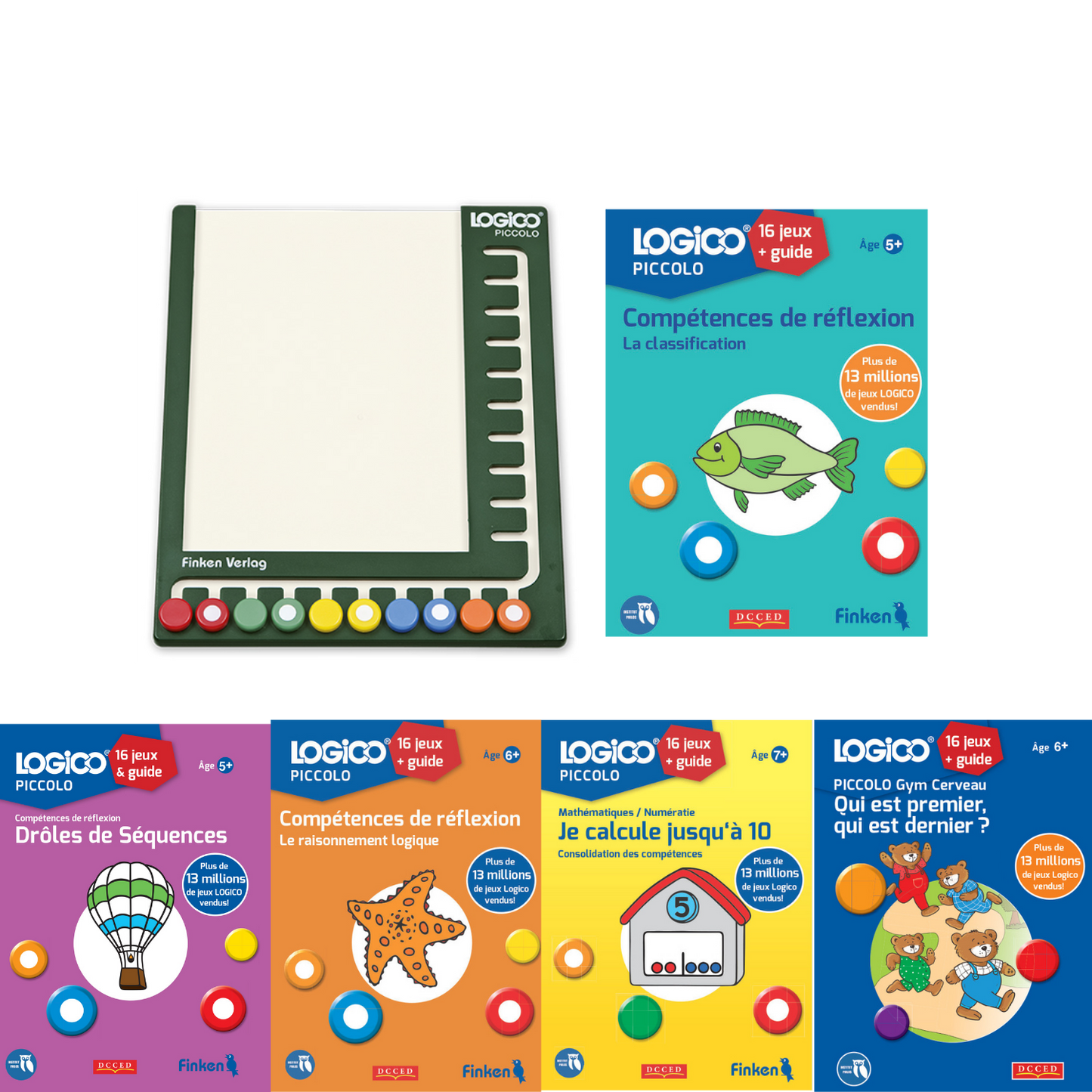 LOGICO Le jeu d'apprentissage - Piccolo Full Set (Pack C1)
