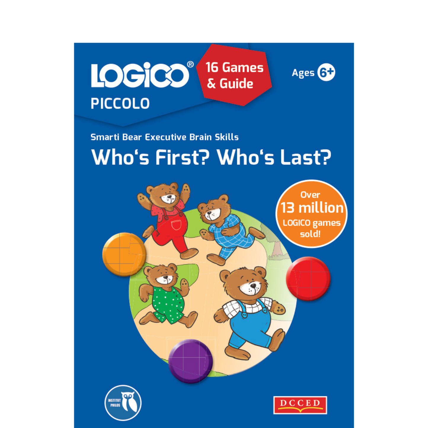 LOGICO The Learning Game - PICCOLO Card Pack – Who's First? Who's Last?