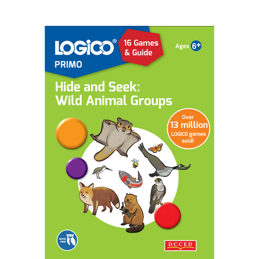 LOGICO The Learning Game - PRIMO Card Pack – Hide & Seek: Wild Animals in North America