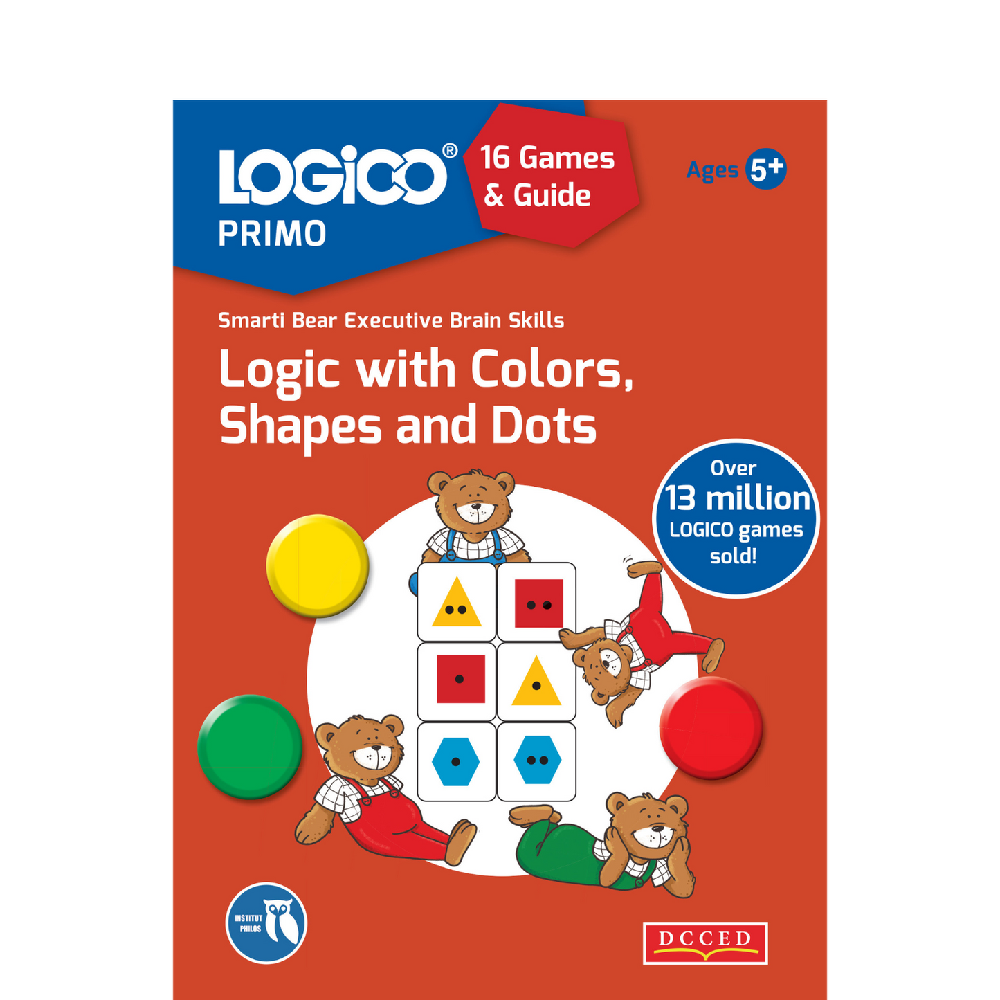 LOGICO The Learning Game - PRIMO Card Pack – Logic with Colors, Shapes, and Dots