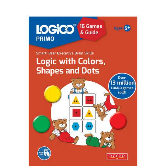 LOGICO The Learning Game - PRIMO Card Pack – Logic with Colors, Shapes, and Dots
