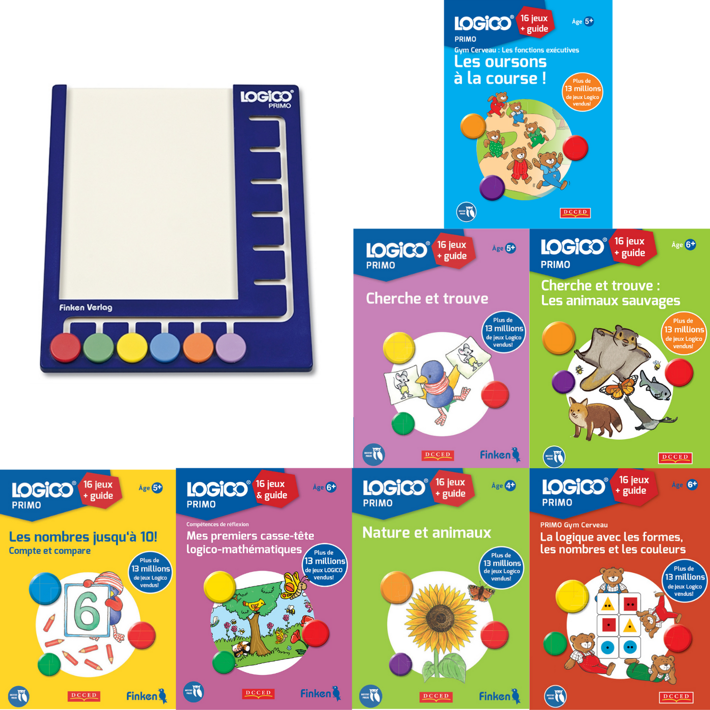 LOGICO Le jeu d'apprentissage - Primo Full Set (Pack A1)
