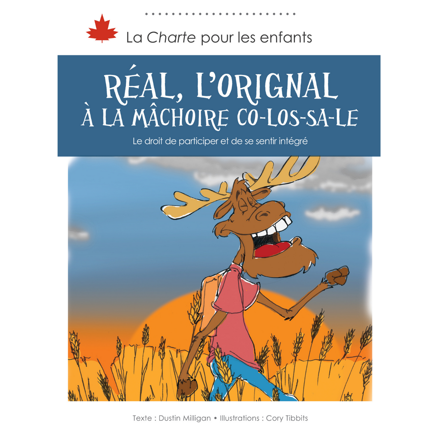 Réal, l’orignal à la mâchoire CO-LOS-SA-LE