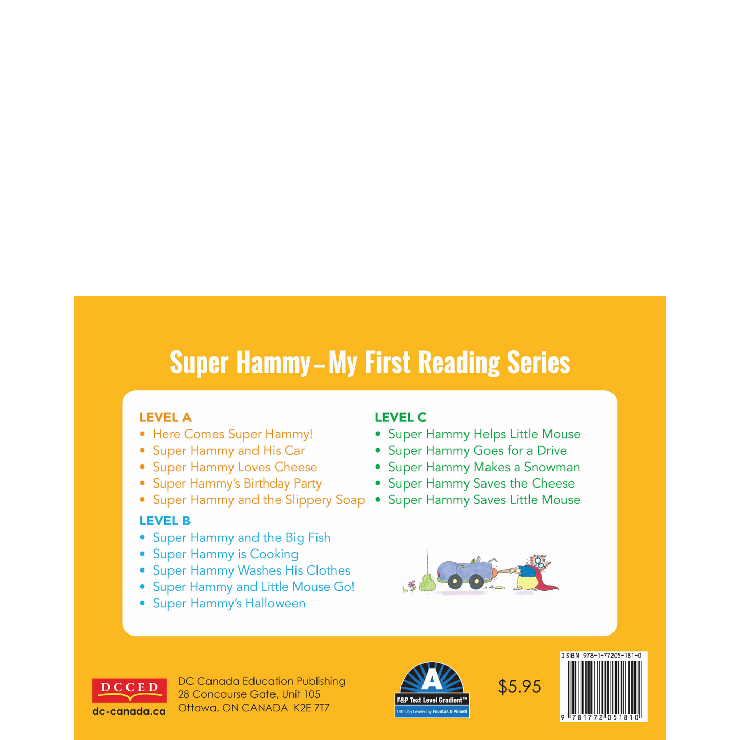 Super Hammy and His Car