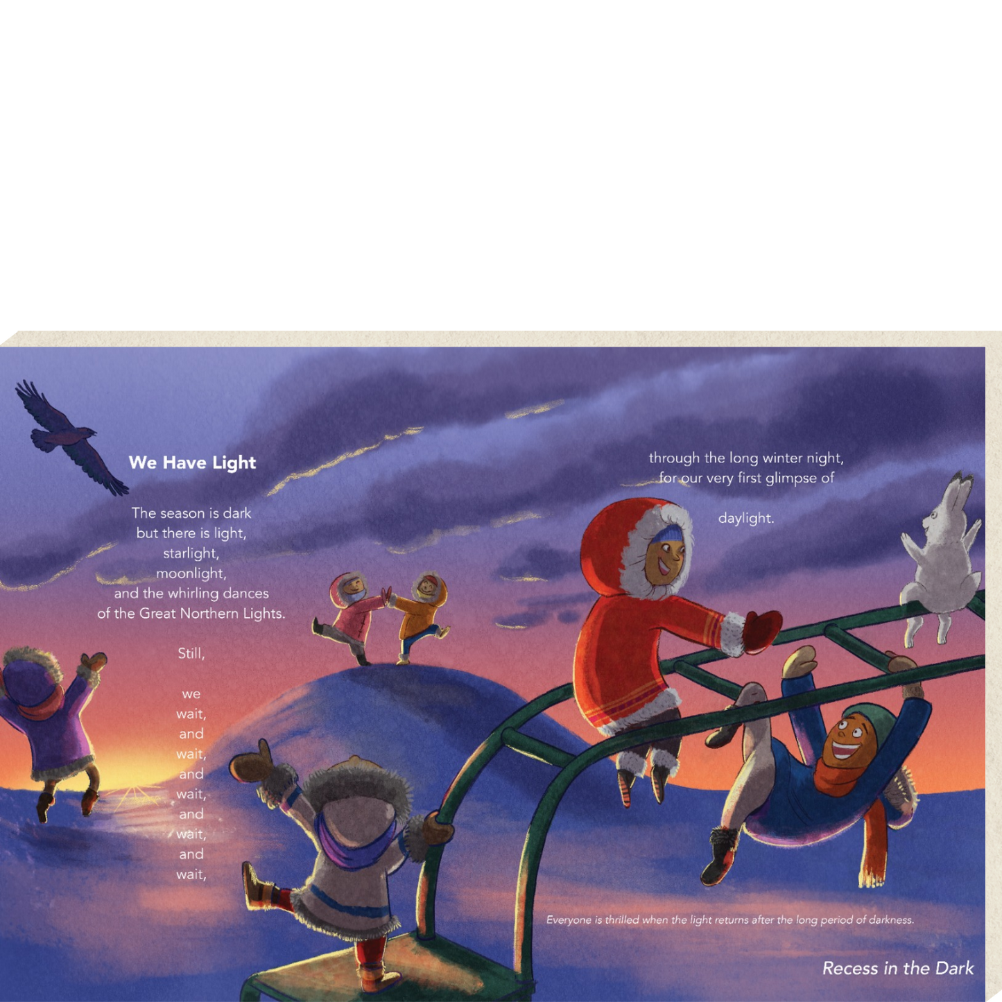 Recess in the Dark Canvas Print (selected poems)