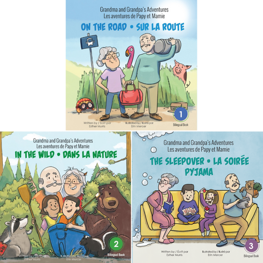 Grandma and Grandpa’s Adventures / Les aventures de Papy et Mamie (set)
