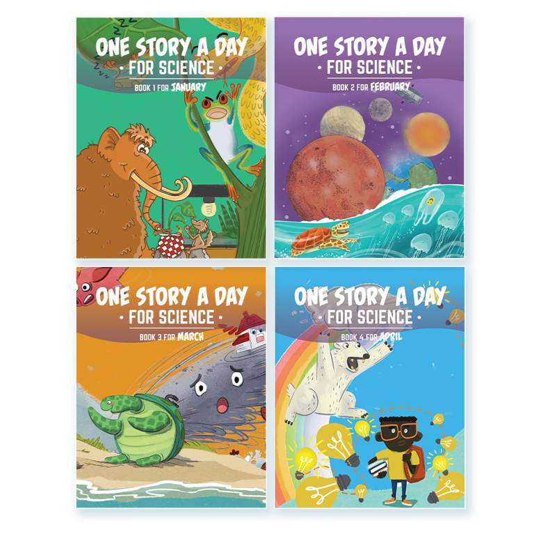 One Story A Day for Science, pack of 4 (books 14) DC Canada