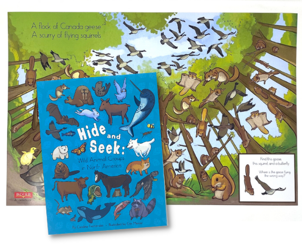 Hide and Seek + Squirrel Poster - DC Canada Education Publishing