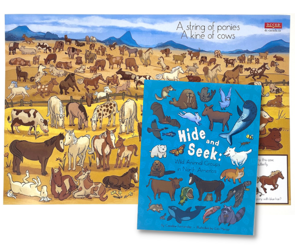 Hide and Seek + Cow Poster - DC Canada Education Publishing